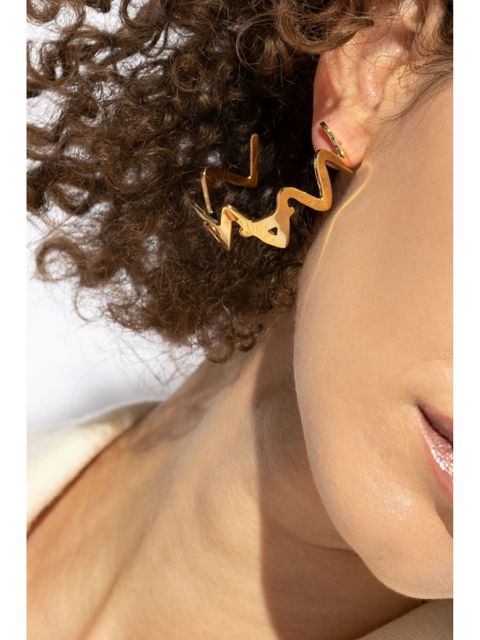 Marni logo hoop earring - Gold