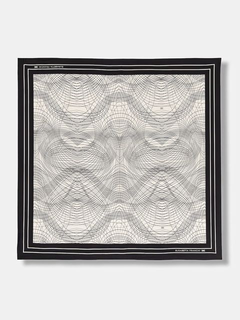 Elisabetta Franchi apaszka damska jedwabna - zdjęcie produktu nr 2