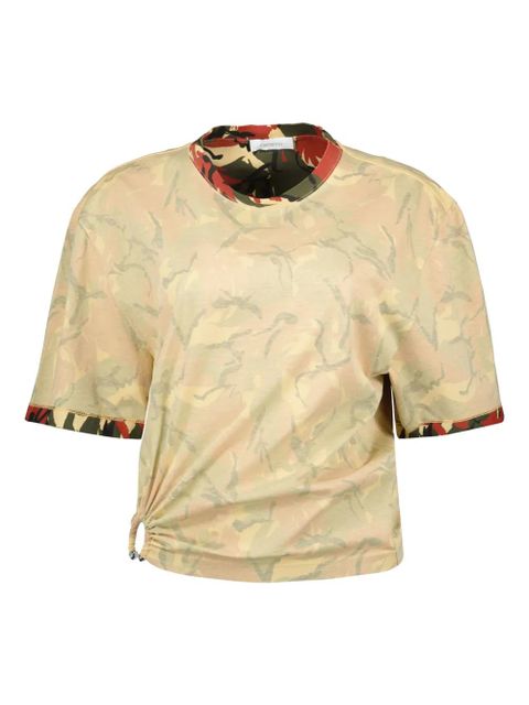 Rabanne camouflage-print T-shirt - Neutrals - zdjęcie produktu nr 1