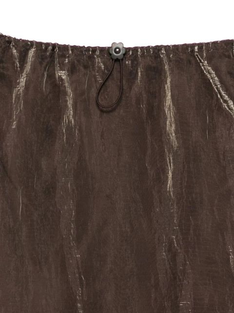 Cecilie Bahnsen bria skirt - Brown