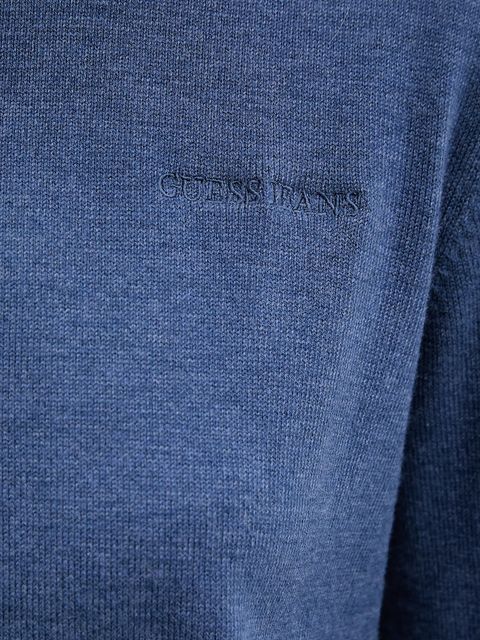 Guess Jeans sweter z domieszką wełny