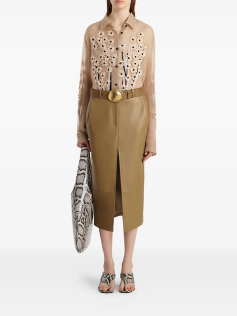 KHAITE Anden skirt - Neutrals - zdjęcie produktu nr 2