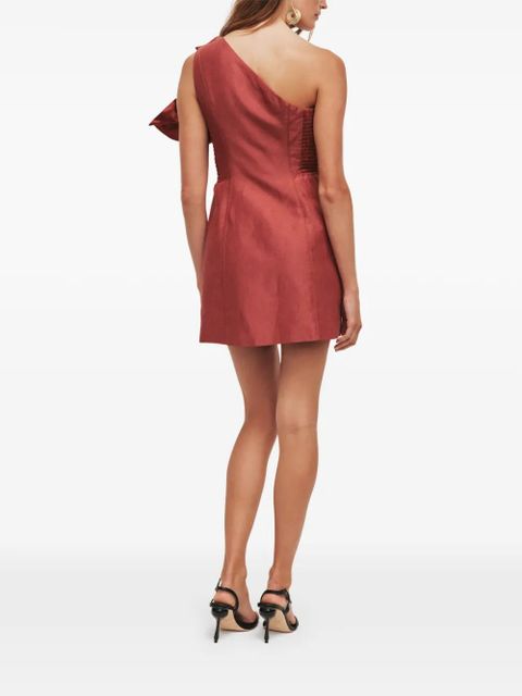 Aje Isla floral-detail mini dress - Orange