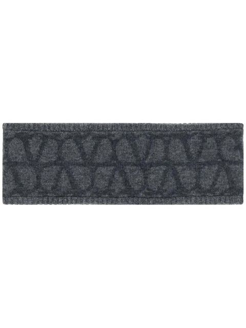 Valentino Garavani Toile Iconographe knitted headband - Grey
