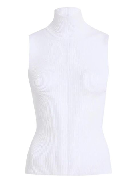 KHAITE ribbed roll-neck benita top - White - zdjęcie produktu nr 1