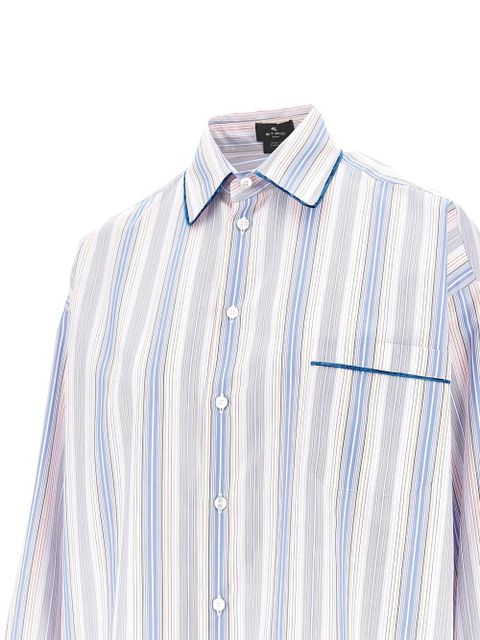 ETRO striped collar shirt - Blue - zdjęcie produktu nr 2
