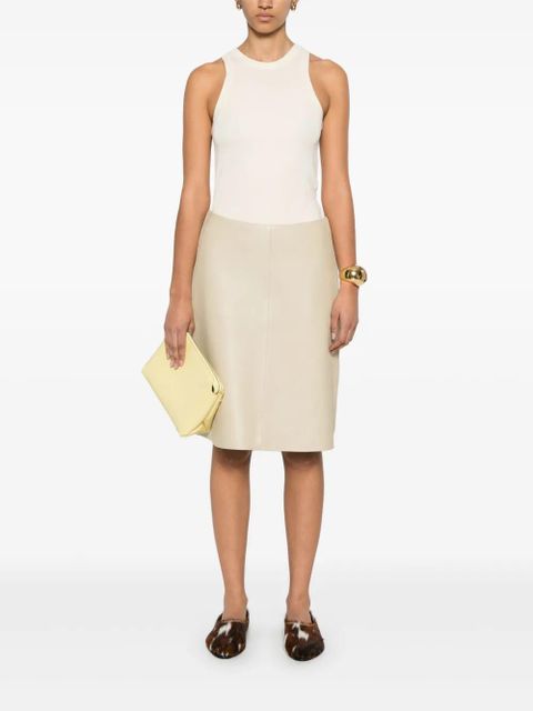 TOTEME fluid tank top - Neutrals - zdjęcie produktu nr 2