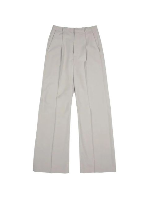 MM6 Maison Margiela pleated wide-leg trousers - Neutrals - zdjęcie produktu nr 2