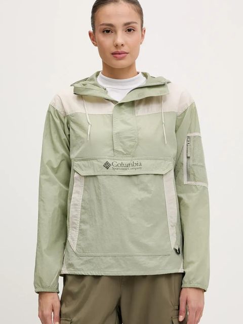 Columbia wiatrówka Challenger II kolor zielony 2116592 - zdjęcie produktu nr 1
