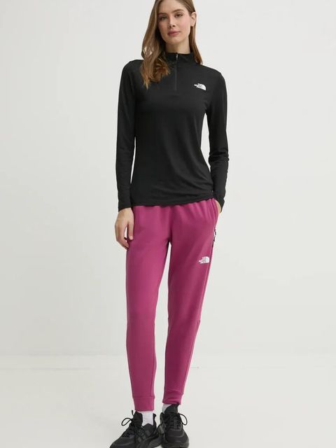 The North Face bluza sportowa Flex kolor czarny gładka NF0A8BRQJK31 - zdjęcie produktu nr 2