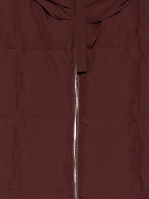 Jil Sander hooded-neck padded jacket - Red - zdjęcie produktu nr 2