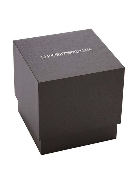 Emporio Armani zegarek damski kolor srebrny