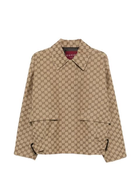 Gucci GG patterned jacket - Brown - zdjęcie produktu nr 1