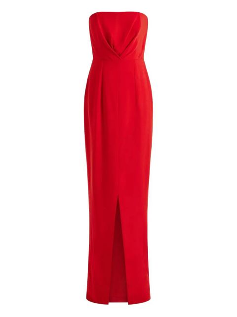 16Arlington Aeta strapless-belted maxi dress - Red - zdjęcie produktu nr 1