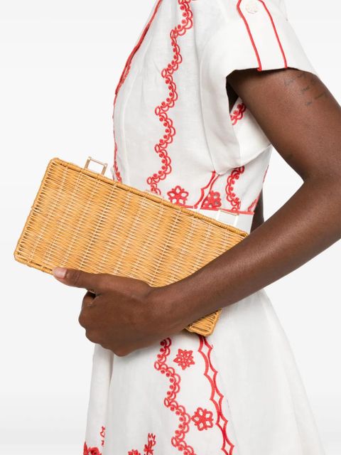 ZIMMERMANN Lucky Embroidered mini dress - White