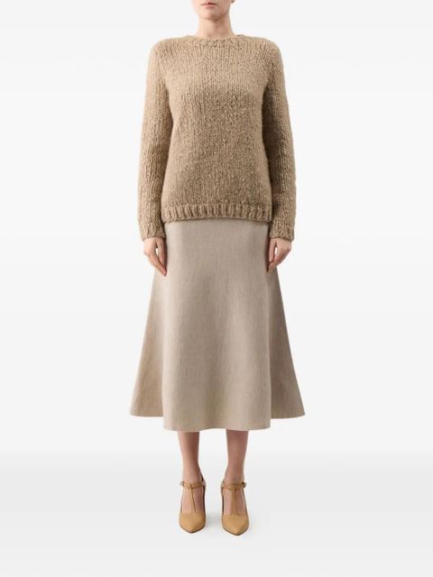 Gabriela Hearst Freddie knit skirt - Neutrals - zdjęcie produktu nr 2