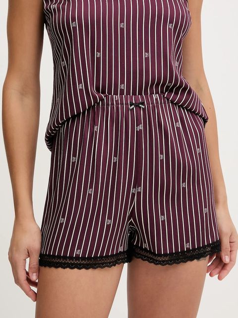 HUGO szorty piżamowe UNIQUE SHORTS damska kolor fioletowy 50556739 - zdjęcie produktu nr 1
