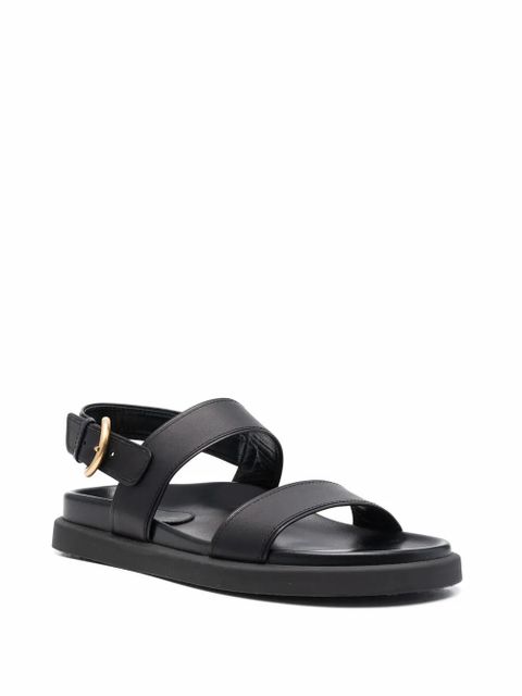 Gianvito Rossi Bilbao leather sandals - Black - zdjęcie produktu nr 2