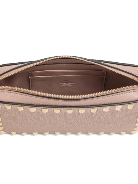 Valentino Garavani Rockstud embellished clutch bag - Pink