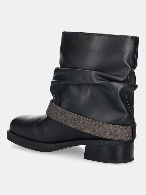 MICHAEL Michael Kors botki skórzane Colby kolor czarny na płaskim obcasie 40F5COFE6L.292 - zdjęcie produktu nr 2