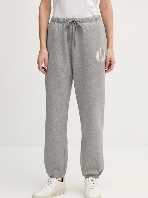 Tommy Hilfiger spodnie dresowe damskie kolor szary melanżowe WW0WW47876 - zdjęcie produktu nr 1