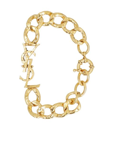 Saint Laurent Cassandre chain bracelet - Gold