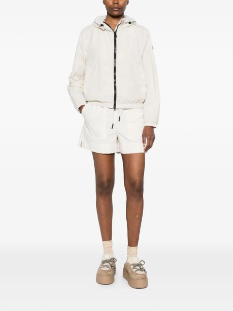 Moncler Grenoble logo-patch drawstring shorts - Neutrals - zdjęcie produktu nr 2
