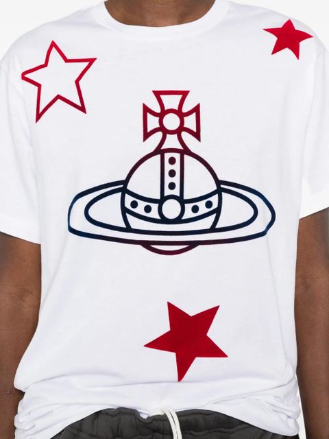 Vivienne Westwood Orb and Stars T-shirt - White