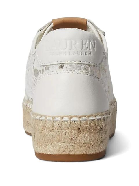 Lauren Ralph Lauren Luize lace platform sneakers - White - zdjęcie produktu nr 2