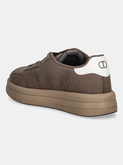 Twinset sneakersy damskie kolor brązowy 252TGT01E