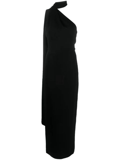 Solace London The Demi one-shoulder maxi dress - Black - zdjęcie produktu nr 1