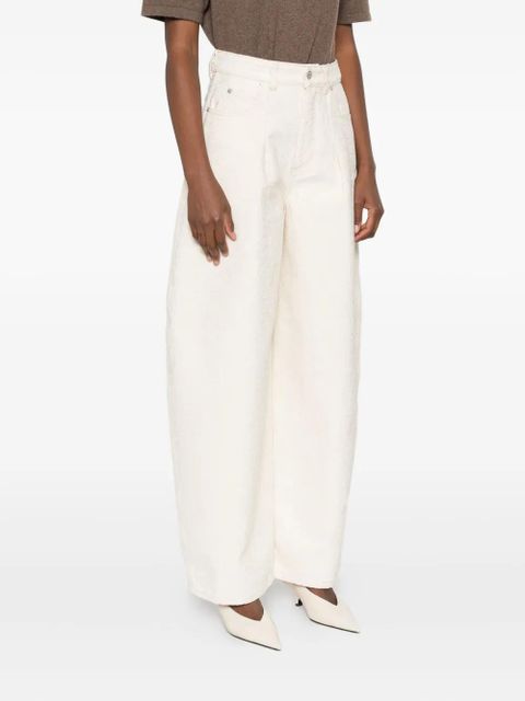 Jacquemus Ovalo balloon-leg trousers - Neutrals - zdjęcie produktu nr 2