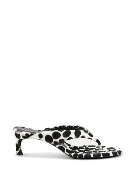 ROTATE BIRGER CHRISTENSEN fur mules - White - zdjęcie produktu nr 1