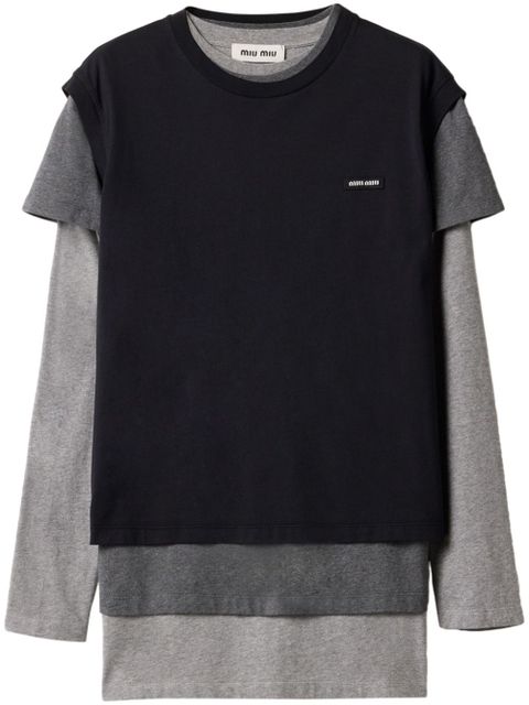 Miu Miu jersey T-shirts (set of three) - Black