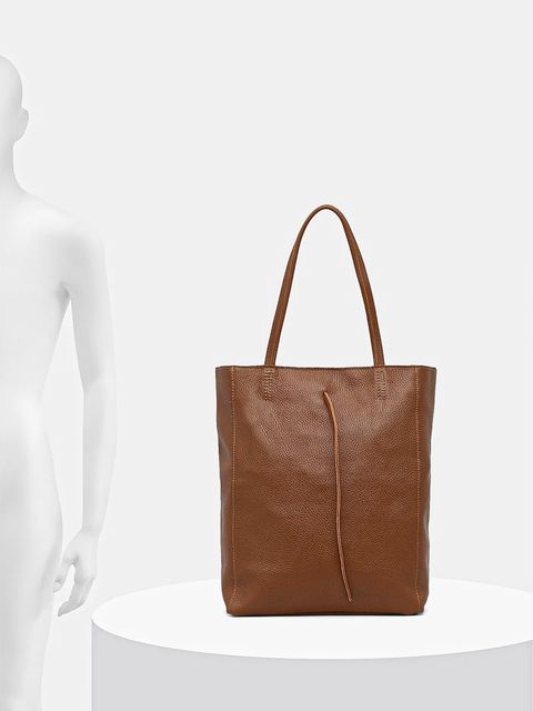 Answear.LAB torebka skórzana kolor brązowy - zdjęcie produktu nr 2