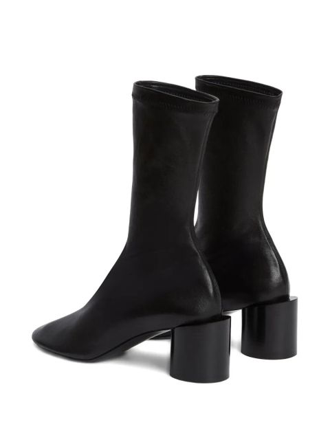 Jil Sander block-heel ankle boots - Black