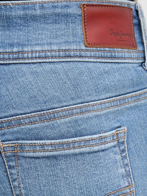 Pepe Jeans jeansy damskie kolor niebieski PL2047294WB