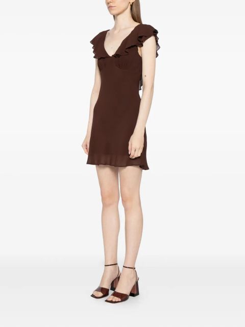 Reformation Arni dress - Brown - zdjęcie produktu nr 2
