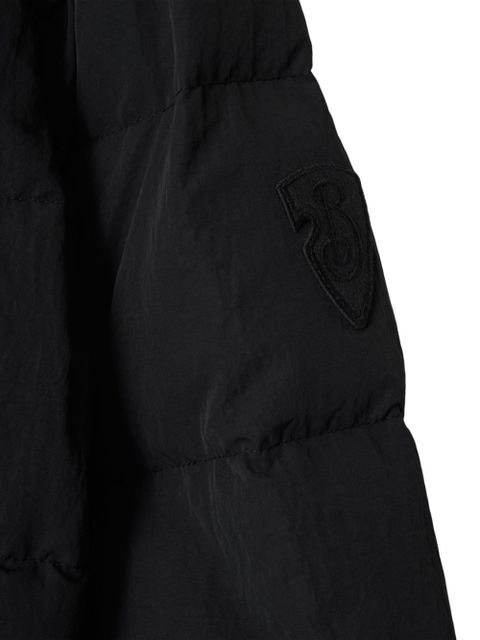 Burberry Shield-appliquéd puffer coat - Black - zdjęcie produktu nr 2