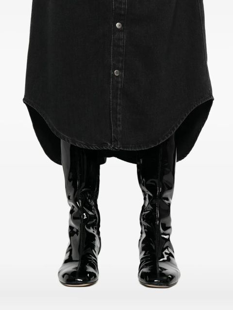 Diesel button-front denim skirt - Black