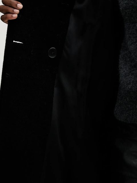 Marella płaszcz wełniany kolor czarny 2523016142200