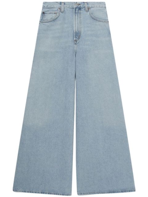 AGOLDE Nolan high-rise wide-leg jeans - Blue - zdjęcie produktu nr 1