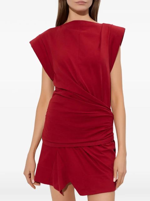 ISABEL MARANT Maisan draped top - Red - zdjęcie produktu nr 2