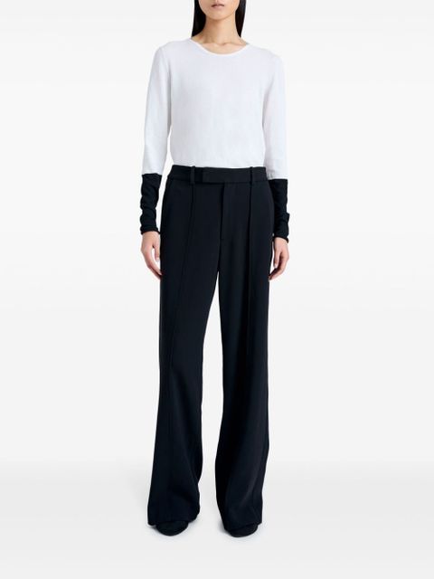 Proenza Schouler Lewis featherweight cotton-silk sweater - White