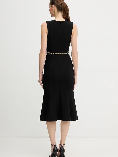 Marciano by Guess sukienka LIA kolor czarny midi rozkloszowana 5BGK20 6302A - zdjęcie produktu nr 2