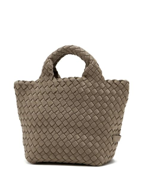 NAGHEDI St. Barths petit woven-design tote bag - Neutrals