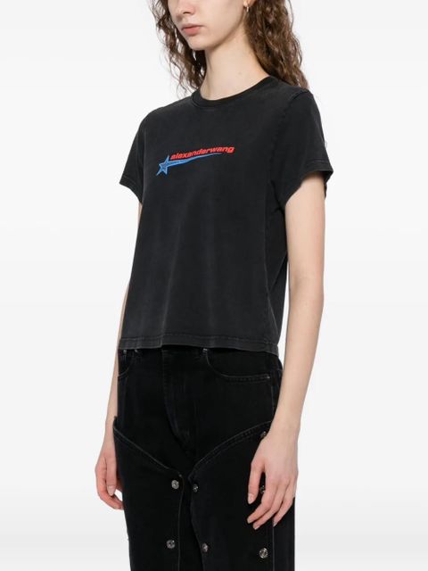 Alexander Wang Hotfix Star T-shirt - Grey - zdjęcie produktu nr 2