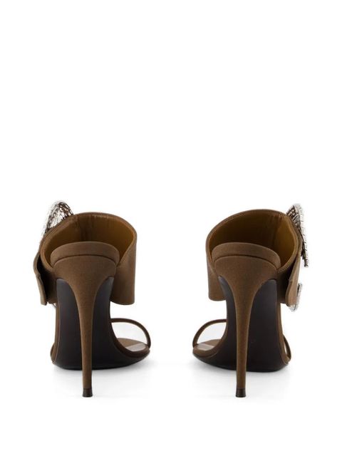 Giuseppe Zanotti Ludhovica embellished sandals - Brown