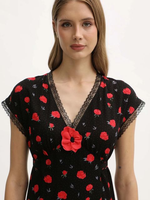 The Sleeper sukienka kolor czarny mini prosta PMNDR02F017L - zdjęcie produktu nr 2