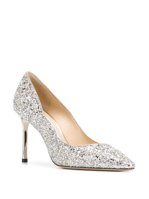 Jimmy Choo Romy 85 pumps - Silver - zdjęcie produktu nr 2